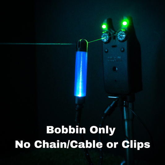 Bobbins Only Blue GlowStickz Flashing Carp Fishing Bobbins