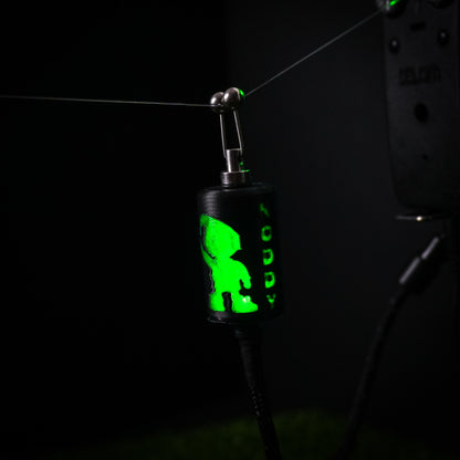 LED Powered Flashing Black Noddy Carp Fishing Bobbins
