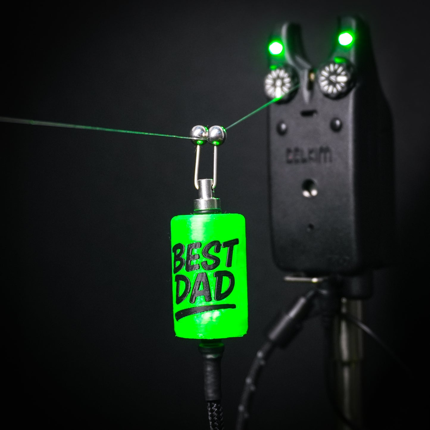 LED Powered Best Dad Custom Carp Fishing Bobbins