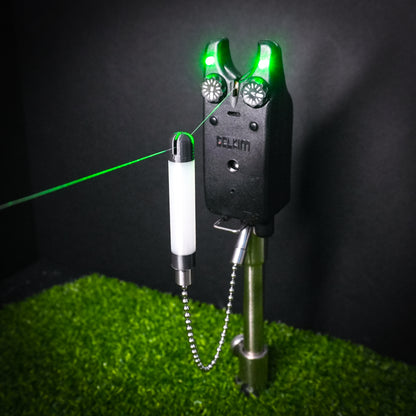 Tackletek White Stickz Carp Fishing Bobbins Metal Clips Bite Indicators