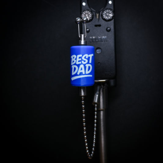 Custom Best Dad Blue Carp Stainless Steel Carp Fishing Bobbins