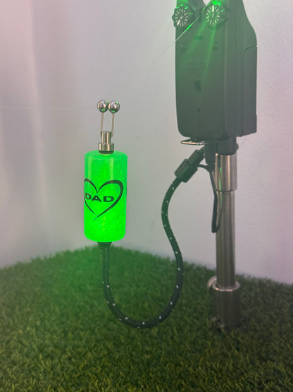 LED Powered Dad Custom Carp Fishing Bobbins