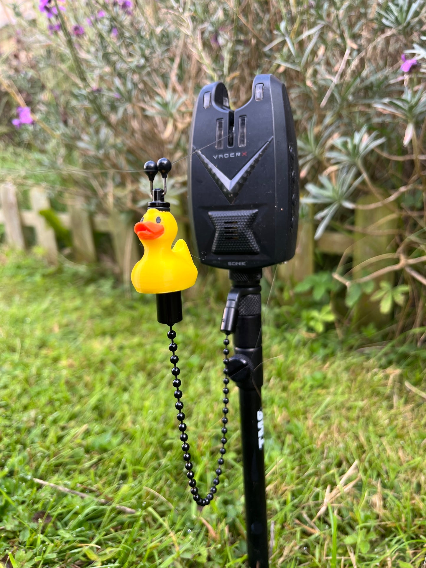 - Supporting Mens Mental Health Charity - Custom Rubber Duck Carp Fishing Bobbins Metal Clips Bite Indicators