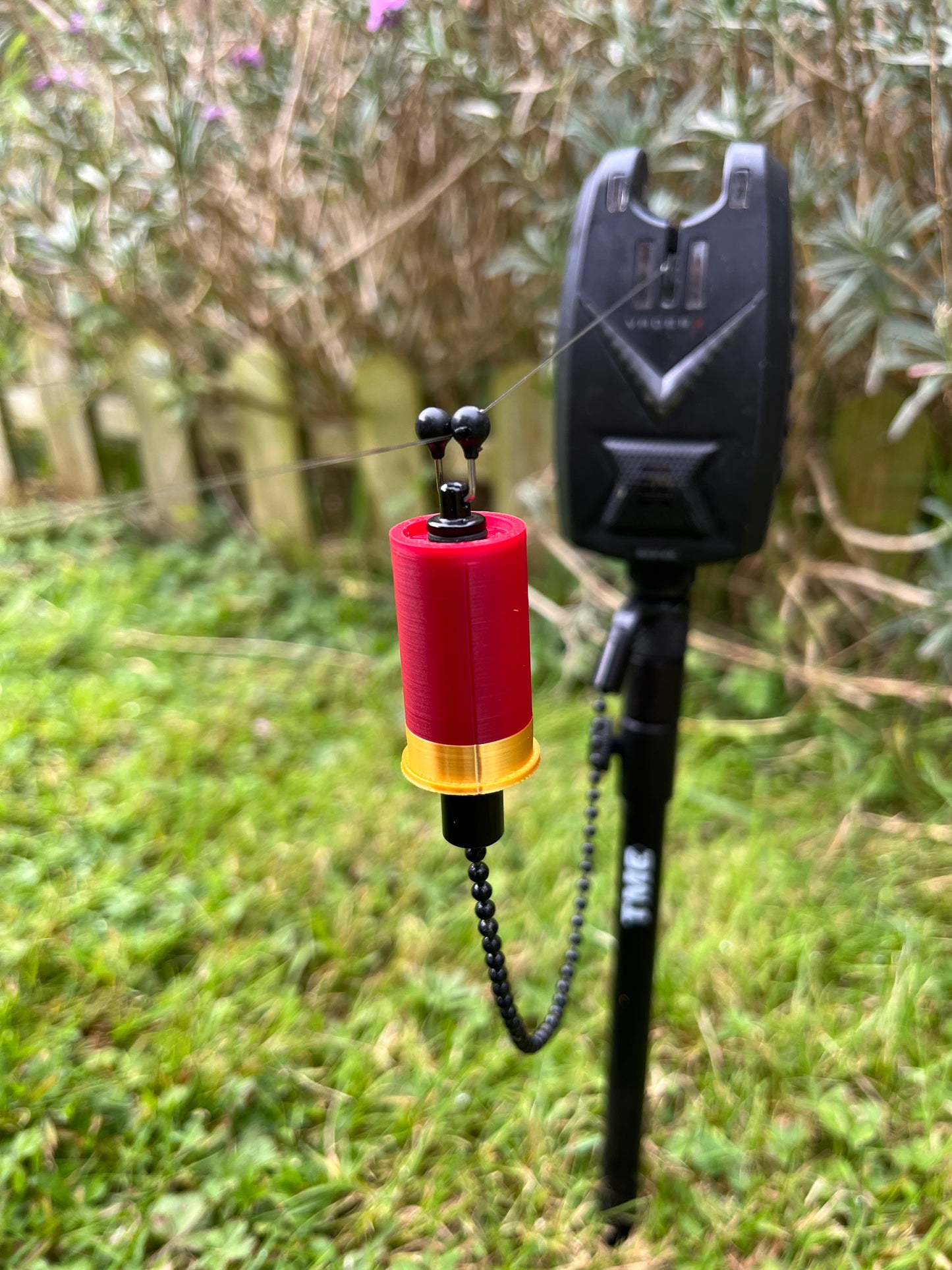 Custom Shotgun Shell Carp Fishing Bobbins Metal Clips Bite Indicators