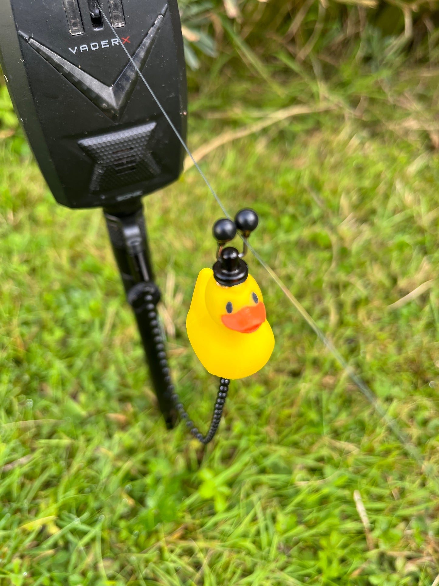 - Supporting Mens Mental Health Charity - Custom Rubber Duck Carp Fishing Bobbins Metal Clips Bite Indicators