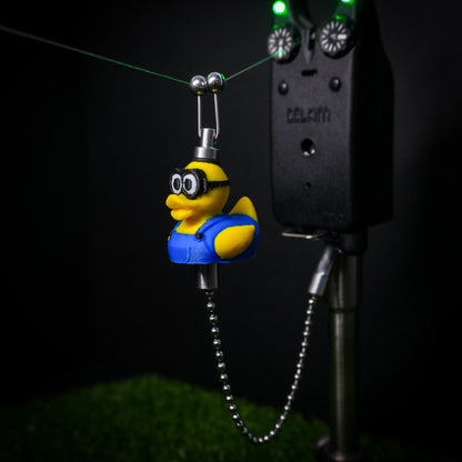 Custom Minion Rubber Ducks Carp Fishing Bobbins Metal Clips Bite Indicators