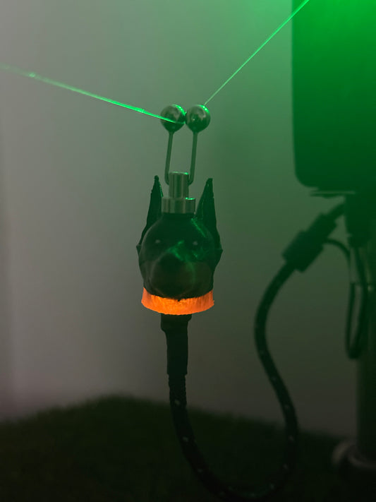 LED Powered Doberman Custom Carp Fishing Bobbins