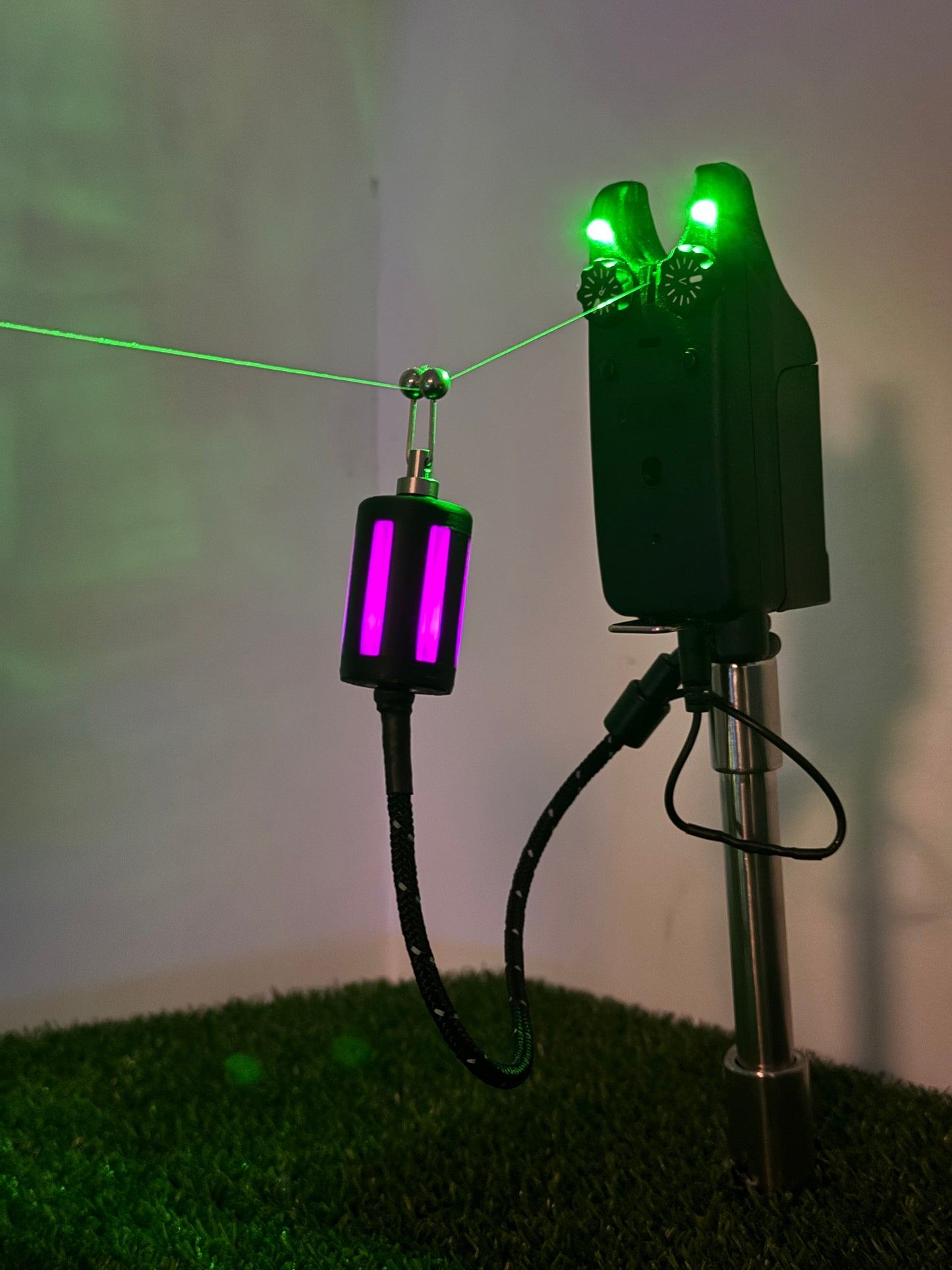 Purple Lanternz LED Powered Custom Carp Fishing Bobbins