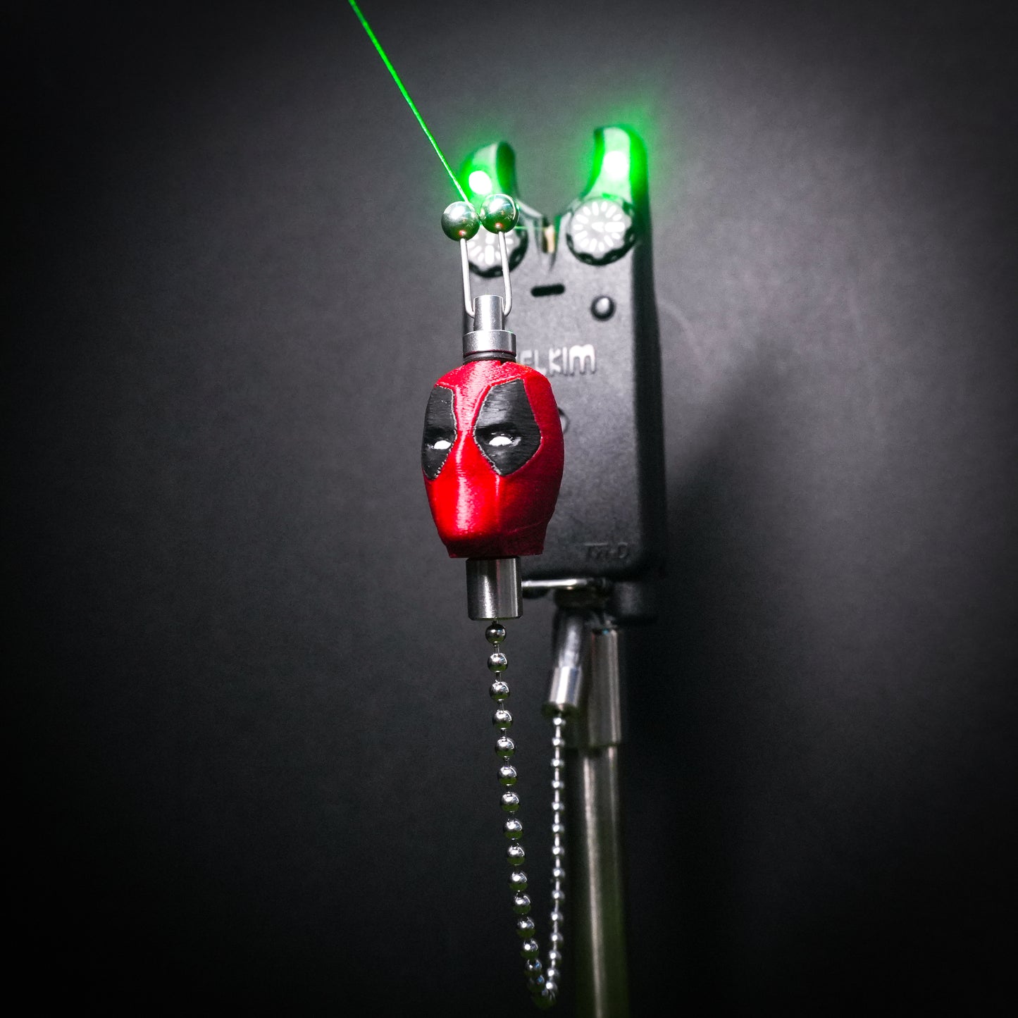 Custom Deadpool Carp Fishing Bobbins Stainless Steel Bite Indicators