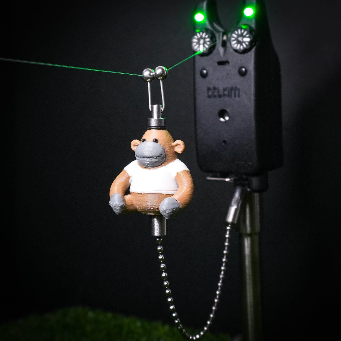 Custom PG TIps Monkey Carp Fishing Bobbins Stainless Steel Bite Indicators