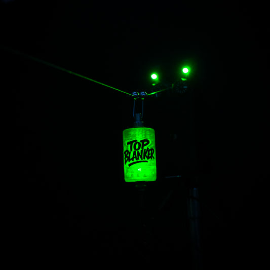 LED Powered Top Blanker Custom Carp Fishing Bobbin