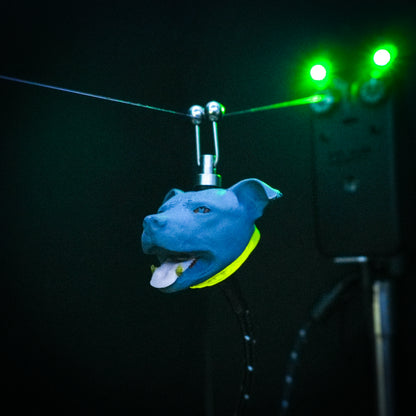 LED Powered Blue Staffy Custom Carp Fishing Bobbin