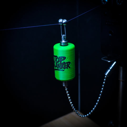 Custom Green Top Blanker Carp Fishing Bobbin