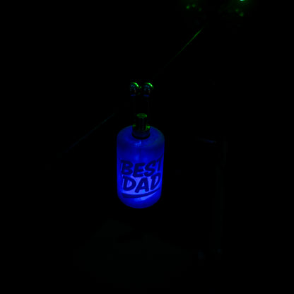 LED Powered Best Dad Blue Custom Carp Fishing Bobbins