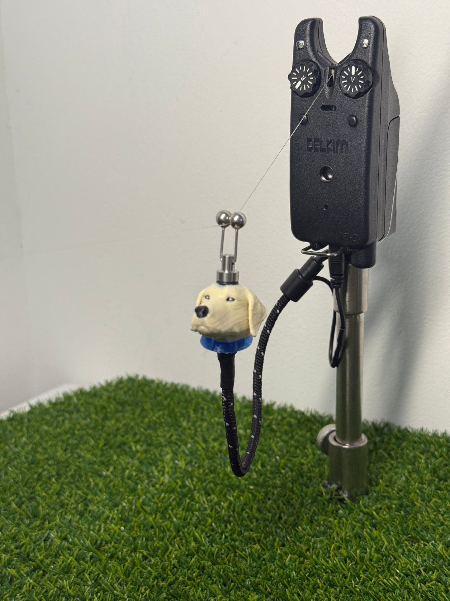 LED Powered Blonde Labrador Custom Carp Fishing Bobbins