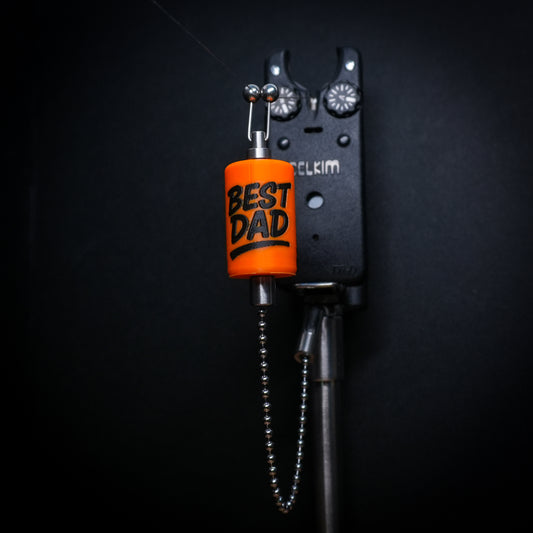 Custom Best Dad Orange Carp Stainless Steel Carp Fishing Bobbins