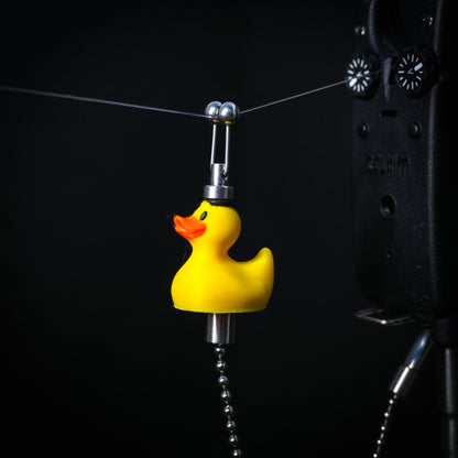- Supporting Mens Mental Health Charity - Custom Rubber Duck Carp Fishing Bobbins Metal Clips Bite Indicators