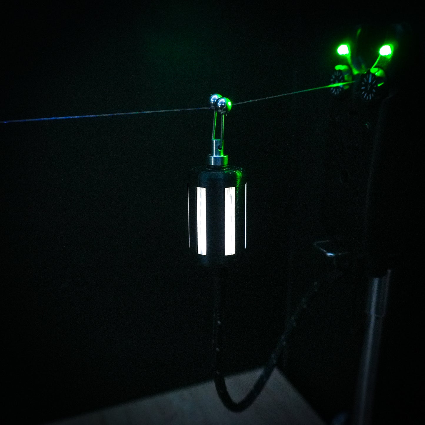 White Lanternz LED Powered Custom Carp Fishing Bobbin