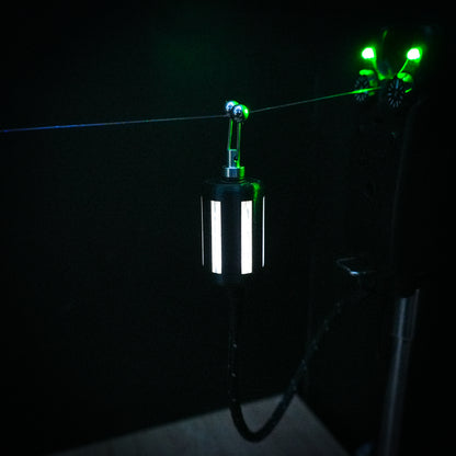 White Lanternz LED Powered Custom Carp Fishing Bobbin
