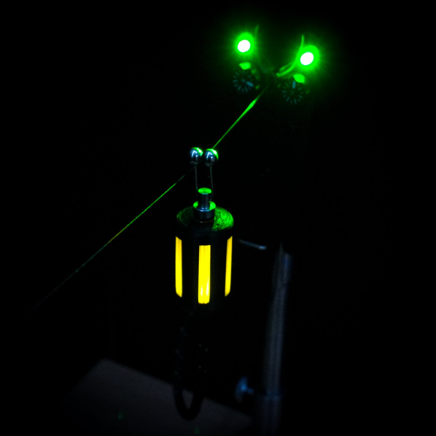 Yellow Lanternz LED Powered Custom Carp Fishing Bobbin