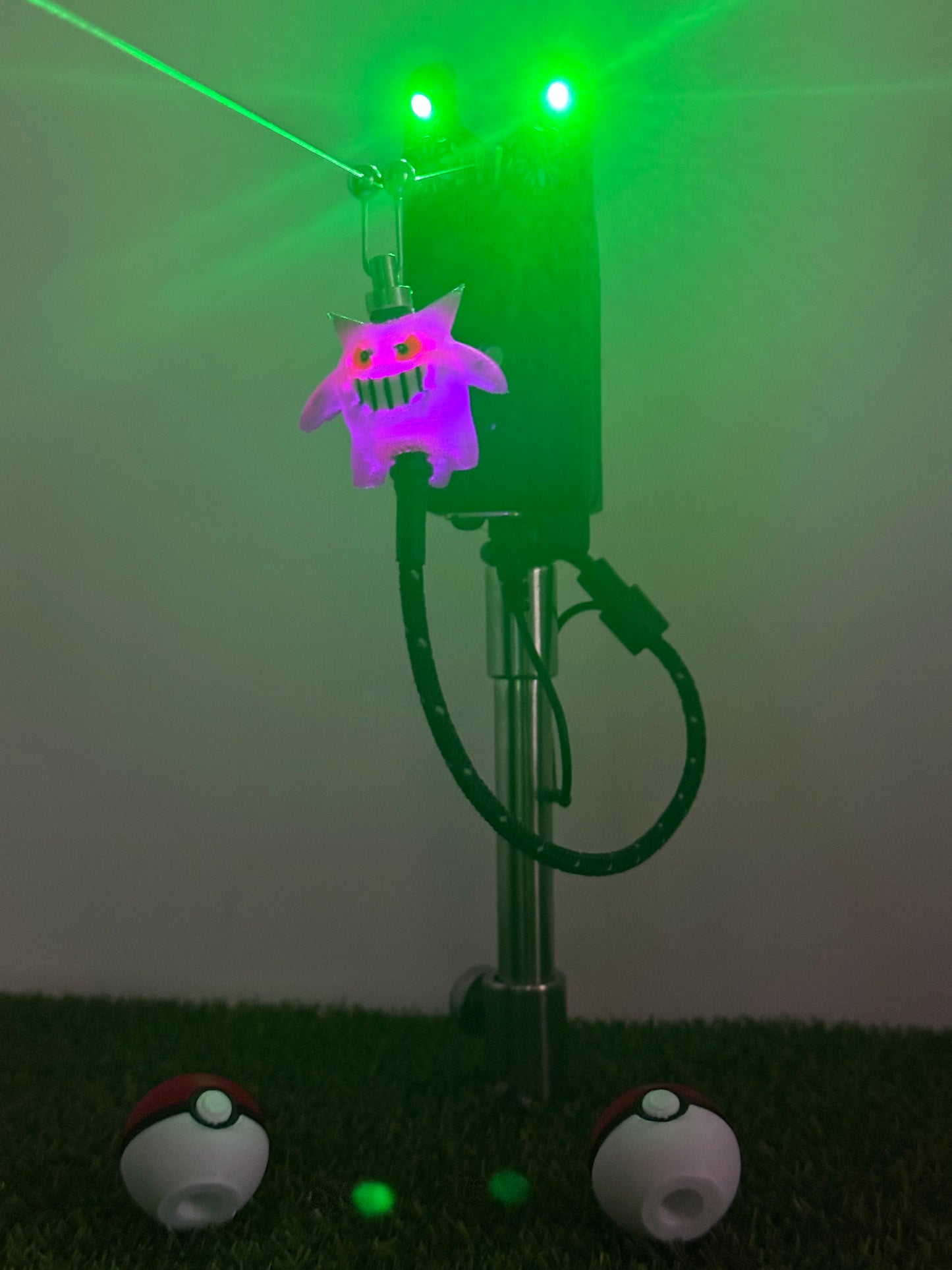 LED Powered Flashing Gengar Carp Fishing Bobbins