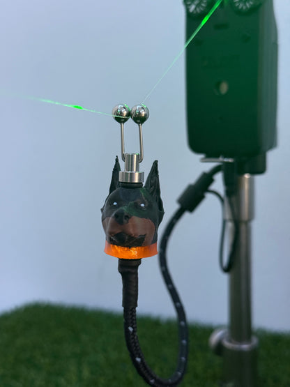 LED Powered Doberman Custom Carp Fishing Bobbins