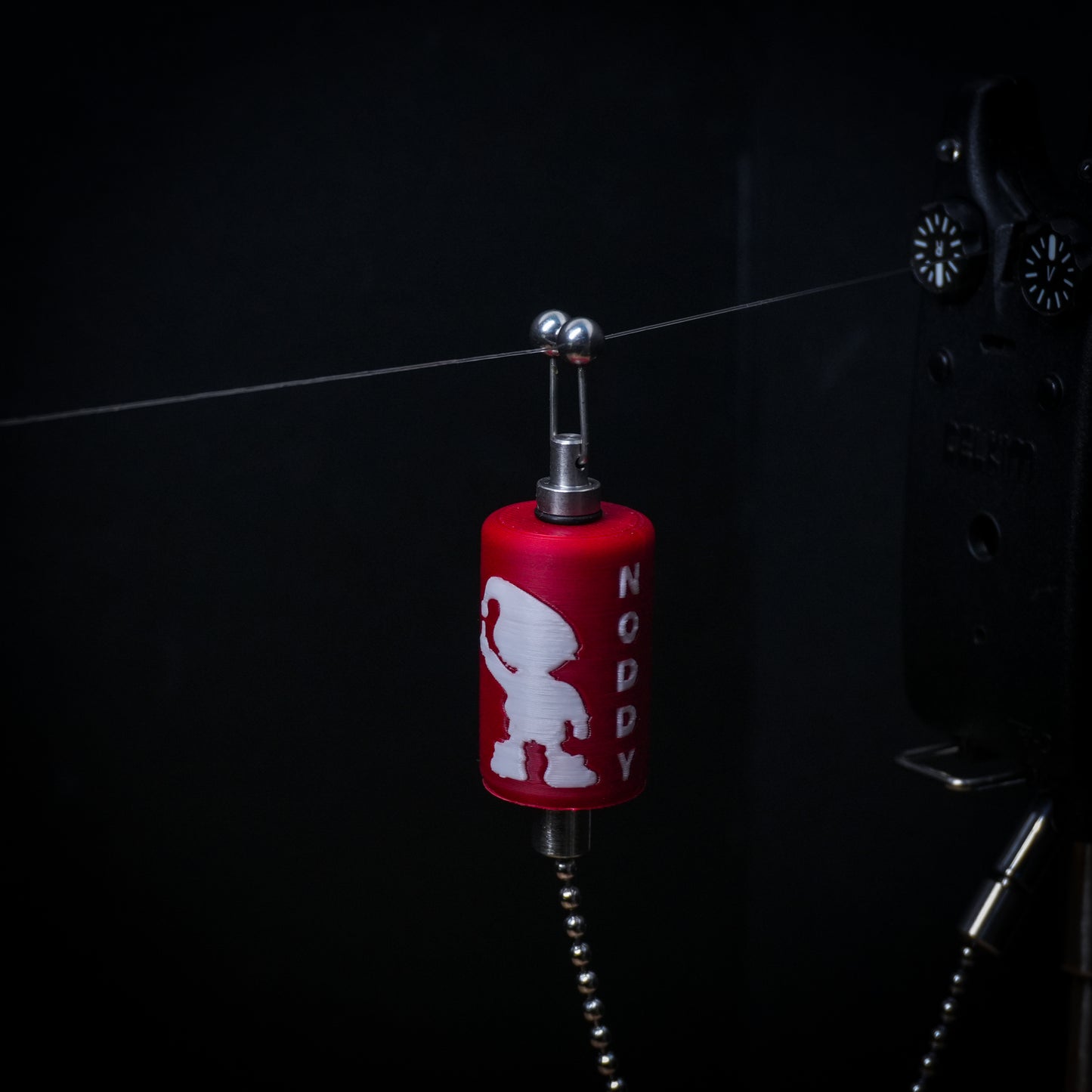 Custom Red Noddy Carp Fishing Bobbin