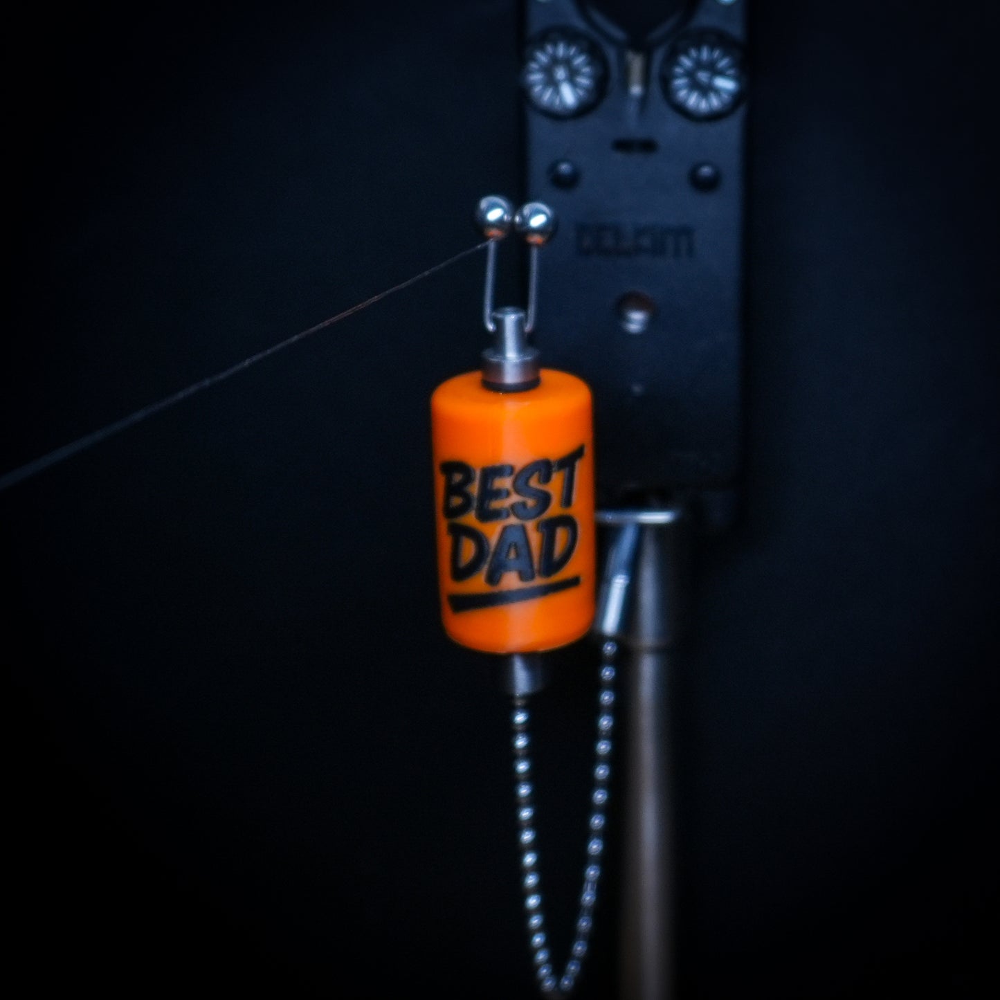 Custom Best Dad Orange Carp Stainless Steel Carp Fishing Bobbins