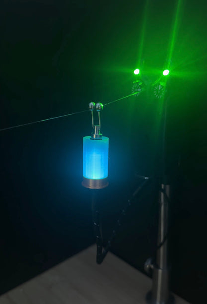 LED Powered Blue Shotty Shell Custom Carp Fishing Bobbin