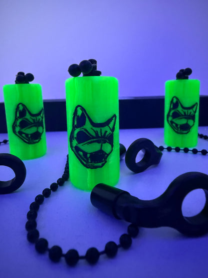 Glow In The Dark Custom Download Dog Carp Fishing Bobbins Metal Clips Bite Indicators