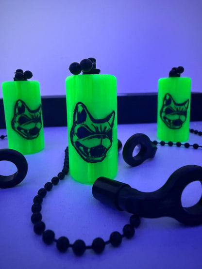 Glow In The Dark Custom Download Dog Carp Fishing Bobbins Metal Clips Bite Indicators