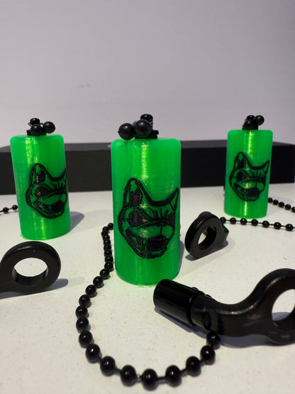 Glow In The Dark Custom Download Dog Carp Fishing Bobbins Metal Clips Bite Indicators
