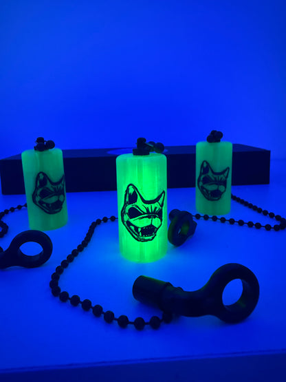 Glow In The Dark Custom Download Dog Carp Fishing Bobbins Metal Clips Bite Indicators