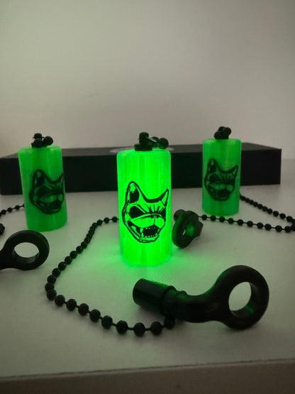 Glow In The Dark Custom Download Dog Carp Fishing Bobbins Metal Clips Bite Indicators