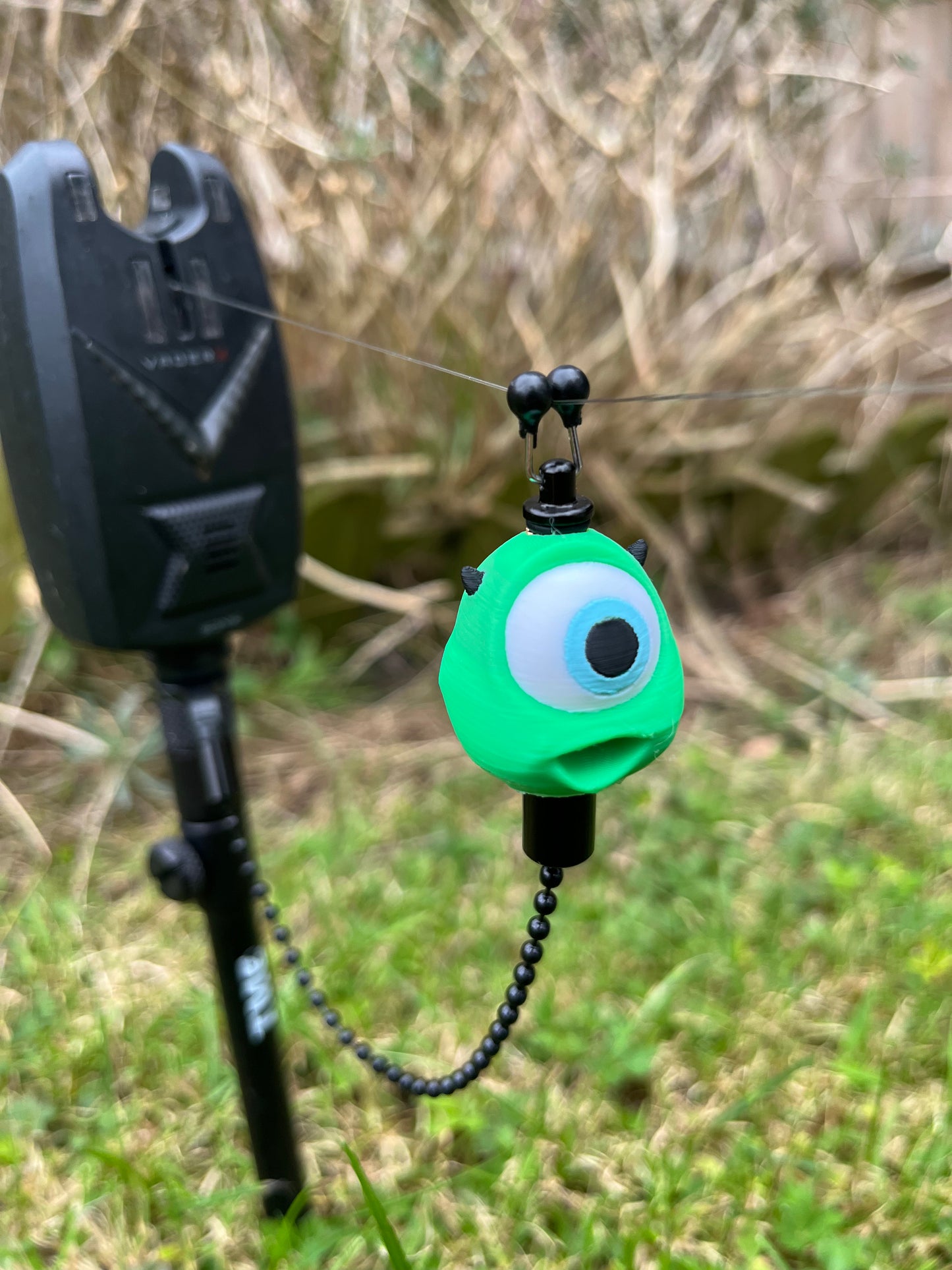 Custom Mike Wazowksi Carp Fishing Bobbins Metal Clips Bite Indicators