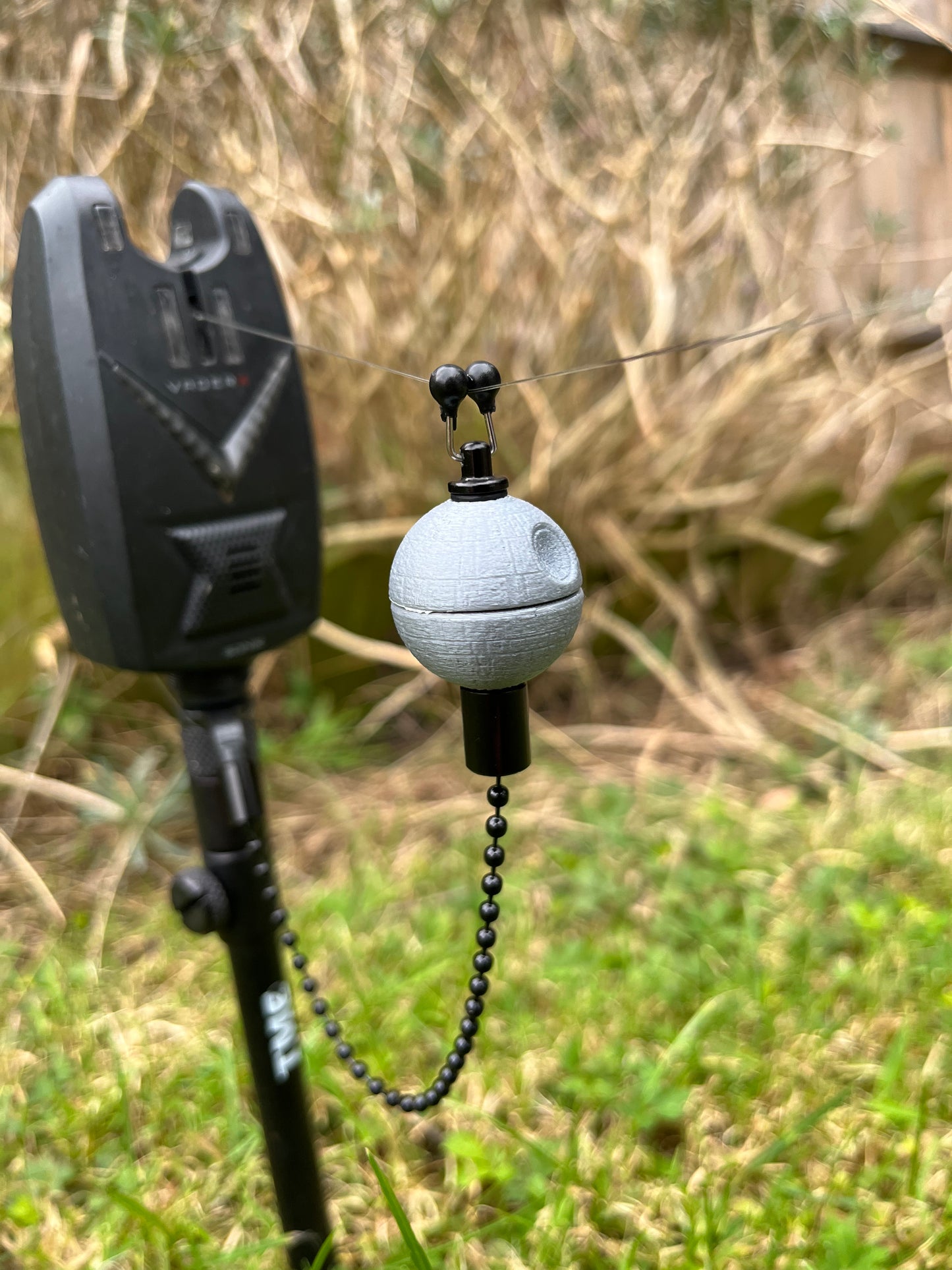 Custom Death Star Carp Fishing Bobbins Metal Clips Bite Indicators