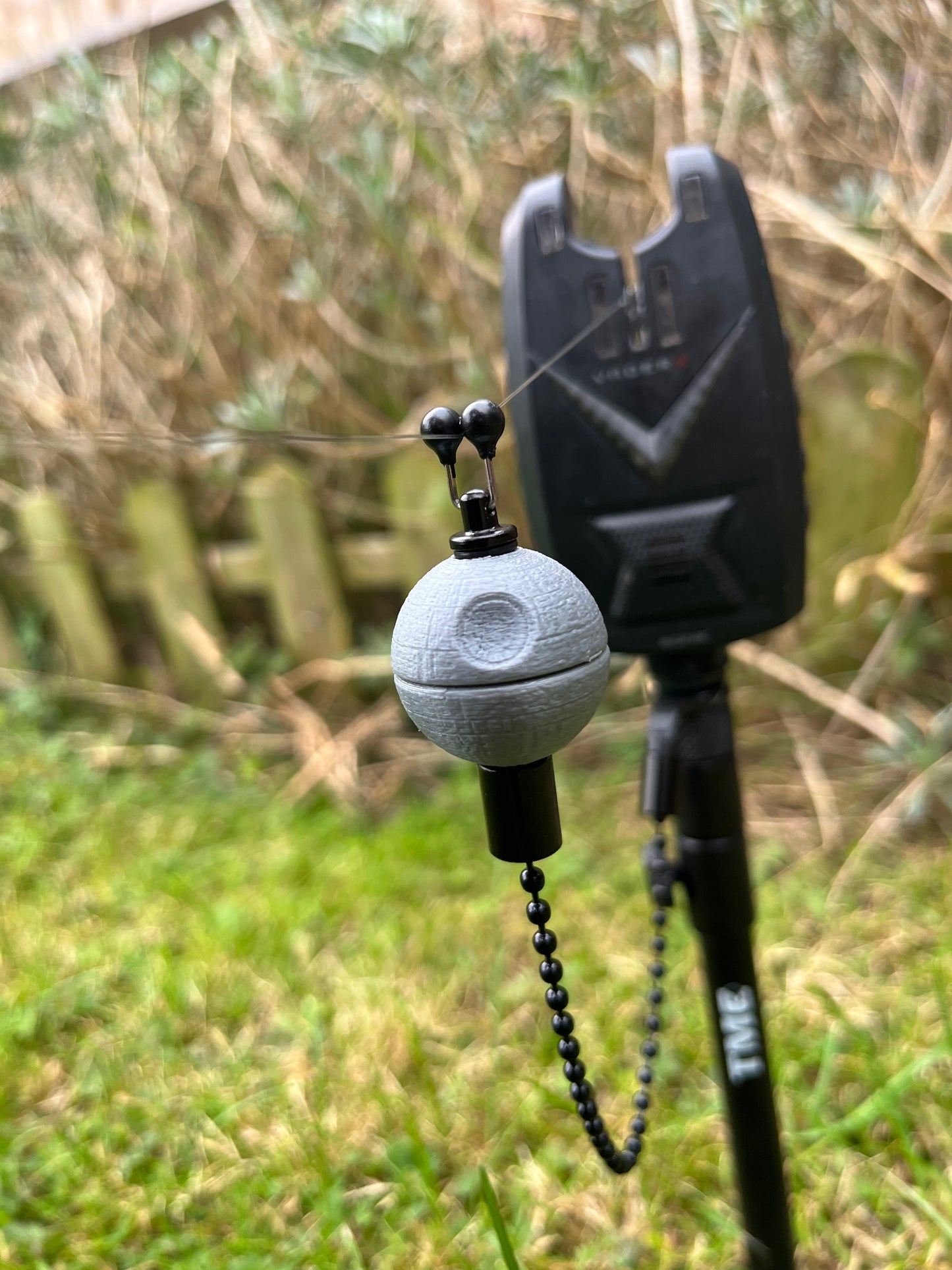 Custom Death Star Carp Fishing Bobbins Metal Clips Bite Indicators