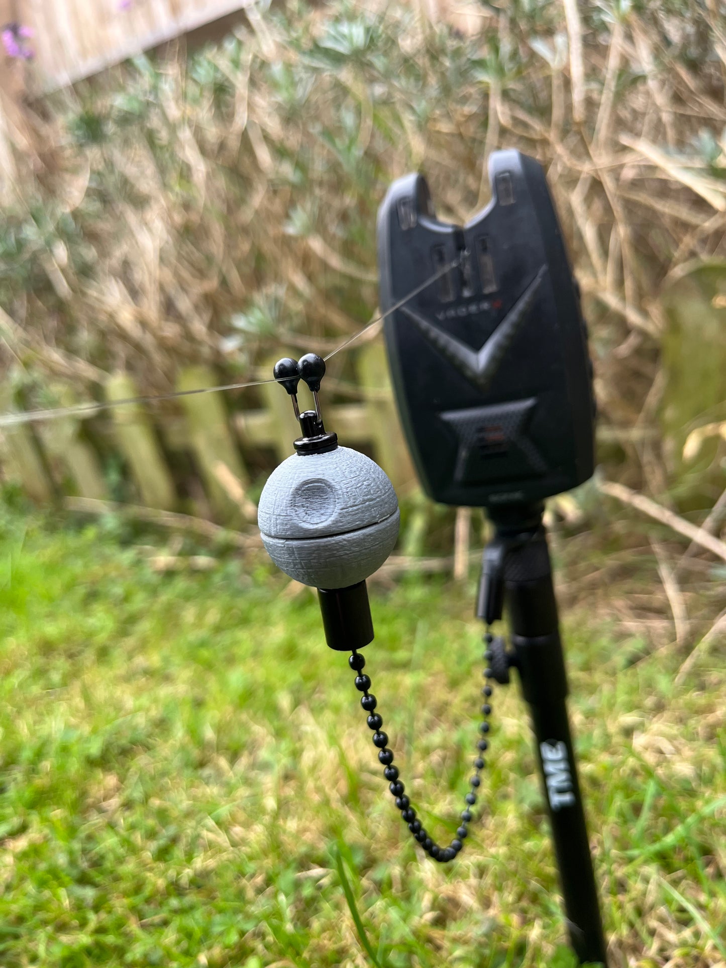 Custom Death Star Carp Fishing Bobbins Metal Clips Bite Indicators