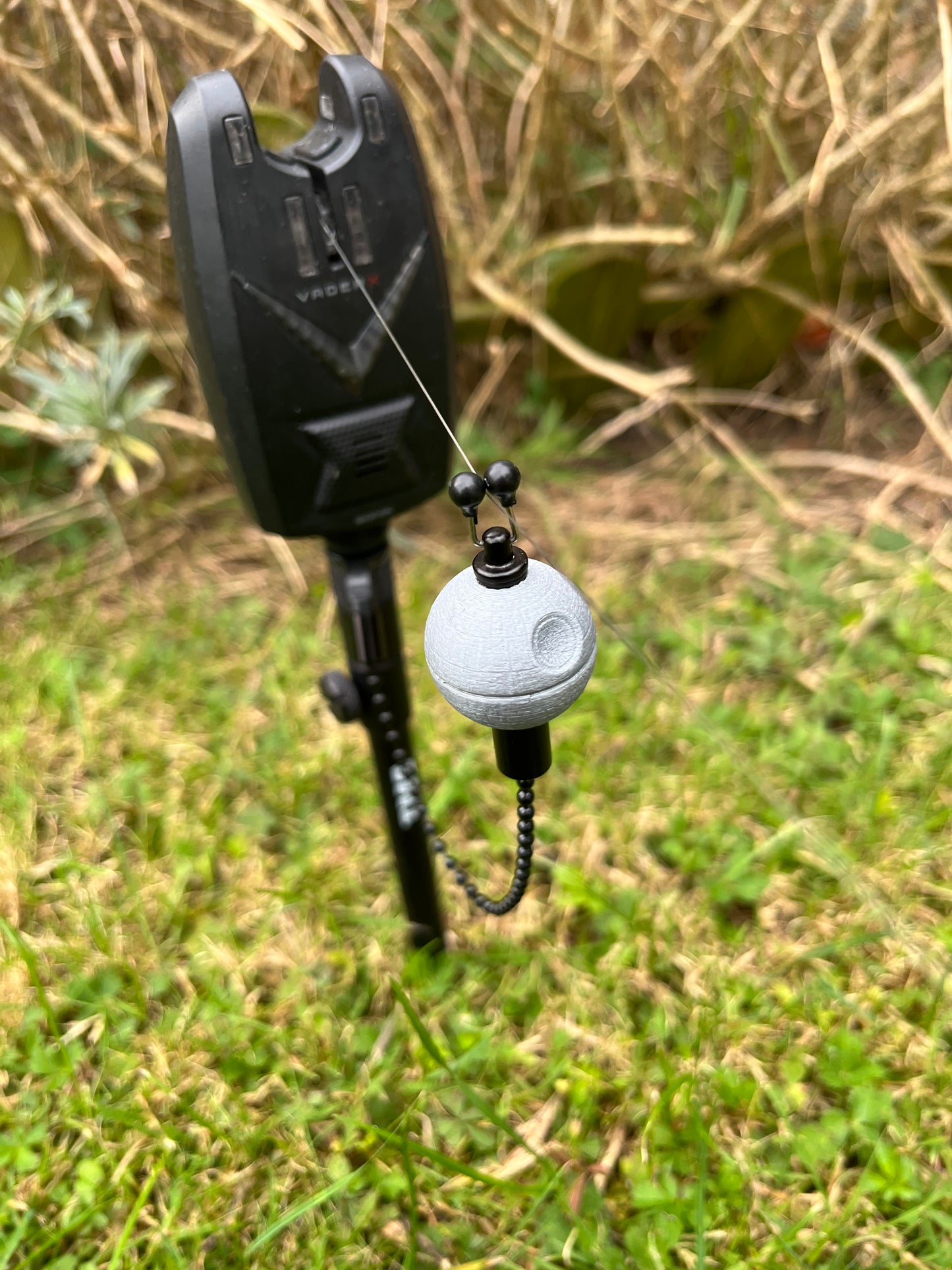 Custom Death Star Carp Fishing Bobbins Metal Clips Bite Indicators