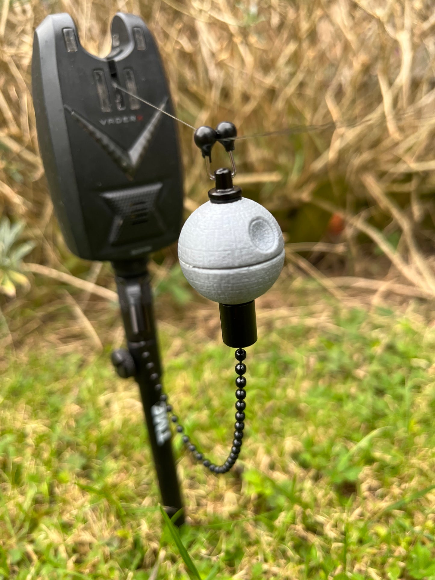 Custom Death Star Carp Fishing Bobbins Metal Clips Bite Indicators