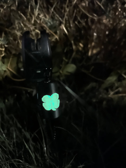 Glow In The Dark Custom Shamrock Carp Fishing Bobbin