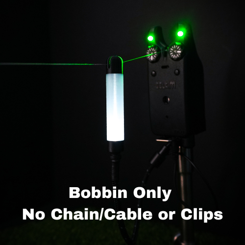 Bobbins Only White GlowStickz Flashing Carp Fishing Bobbins