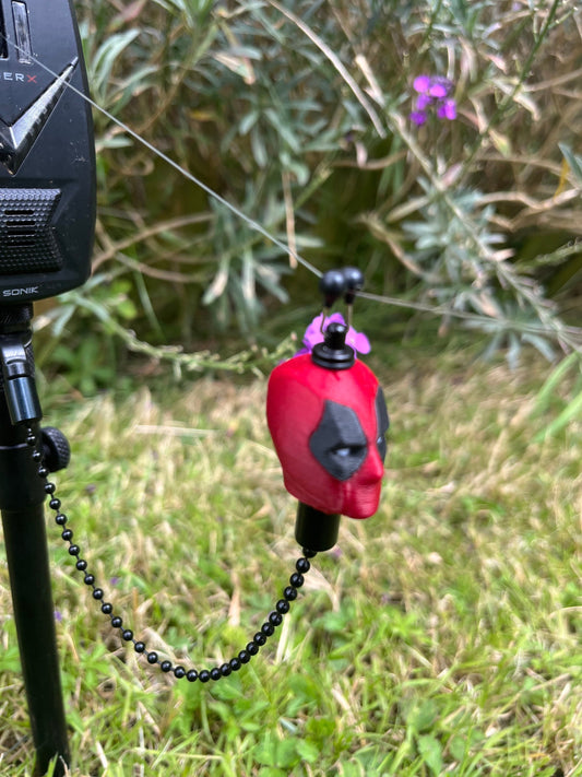 Custom Deadpool Carp Fishing Bobbins Metal Clips Bite Indicators