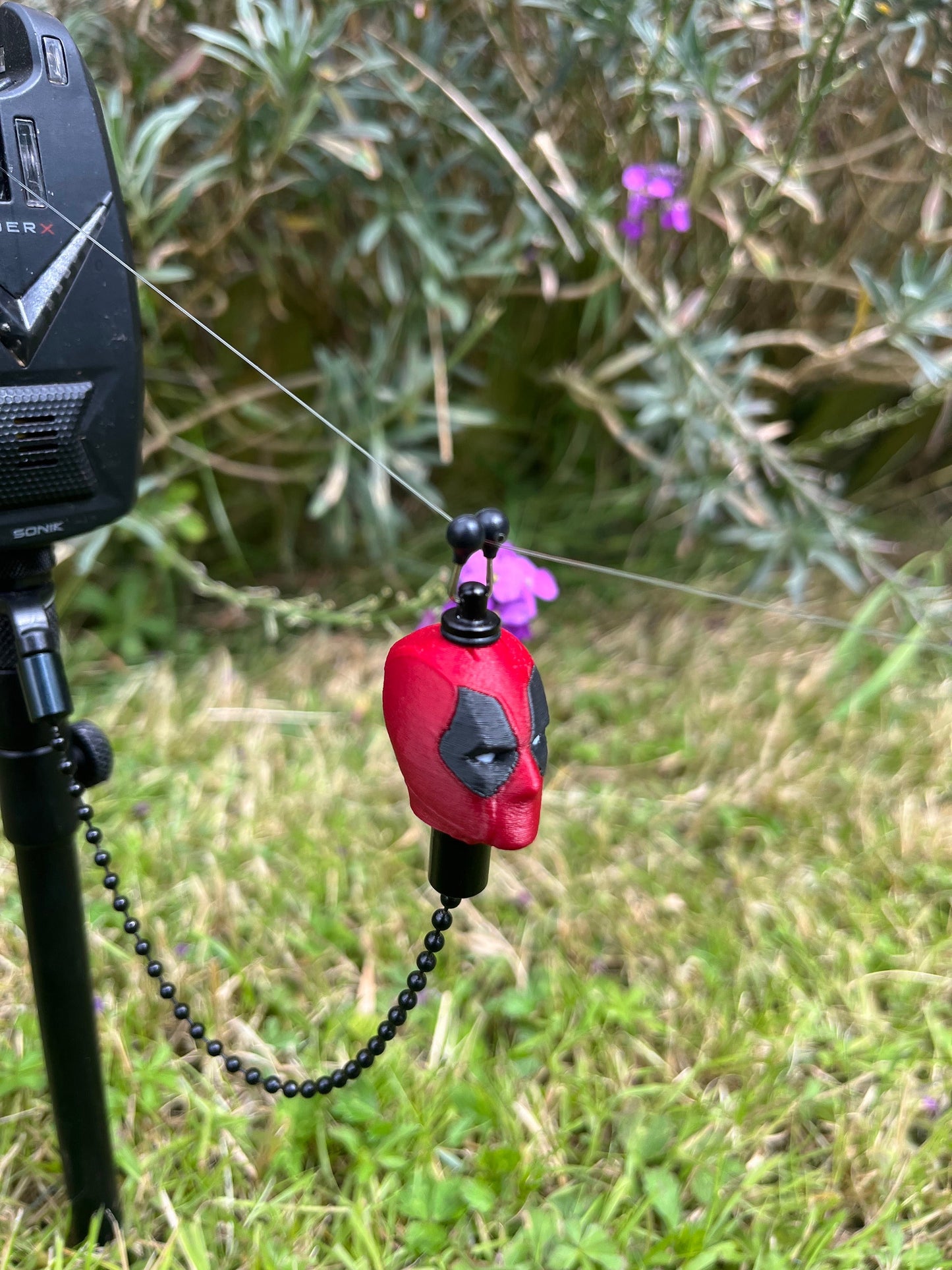 Custom Deadpool Carp Fishing Bobbins Metal Clips Bite Indicators