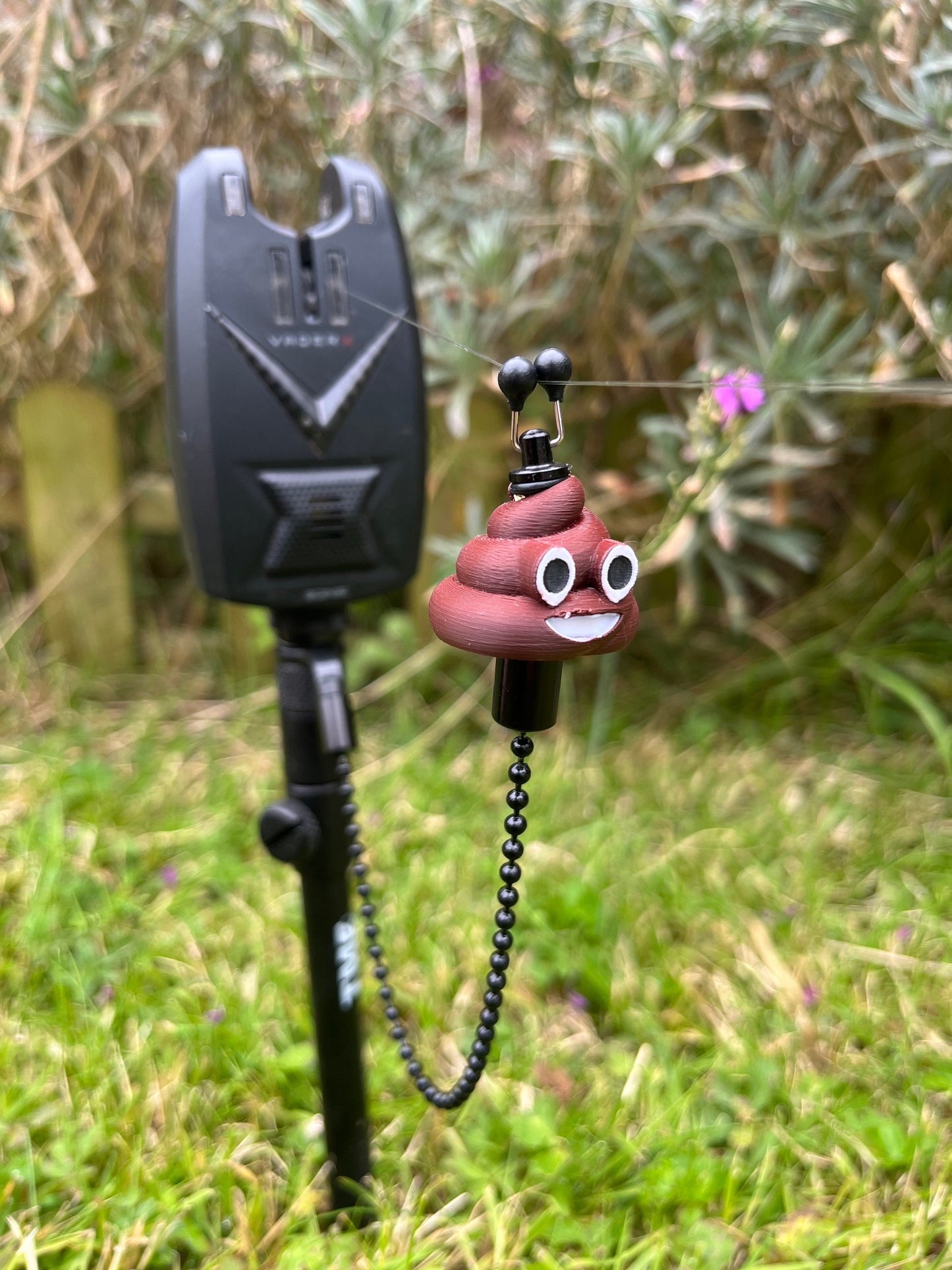 Custom Poop Emoji Carp Fishing Bobbins Metal Clips Bite Indicators